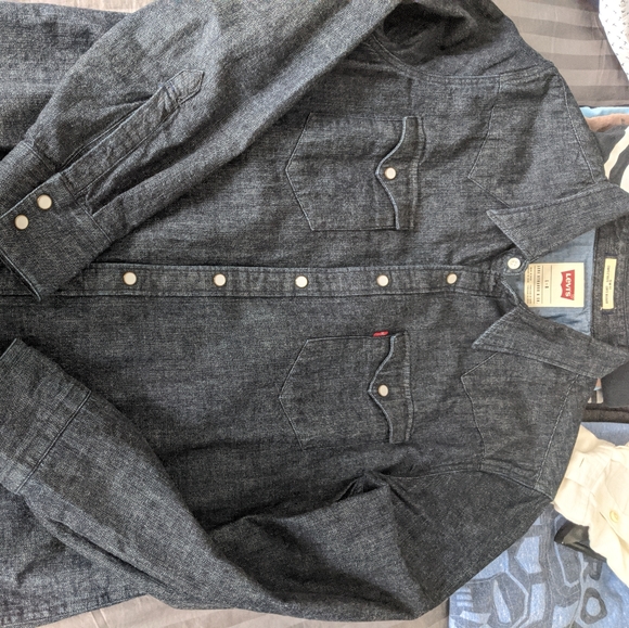Levi's denim button up